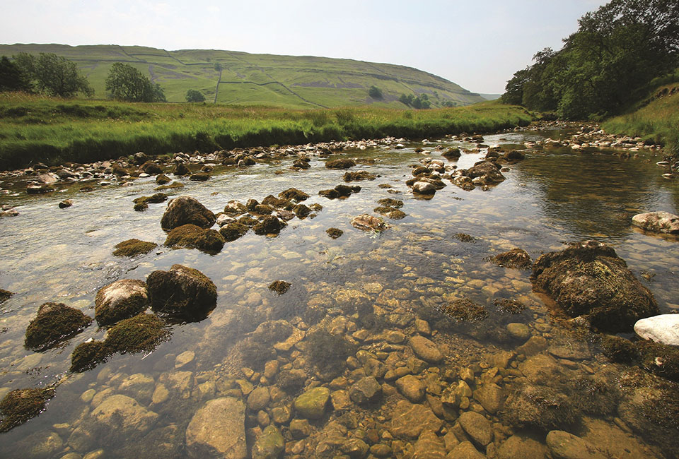 Clear flowing river